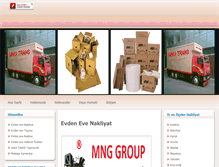Tablet Screenshot of evdenevenakliyatgroup.com